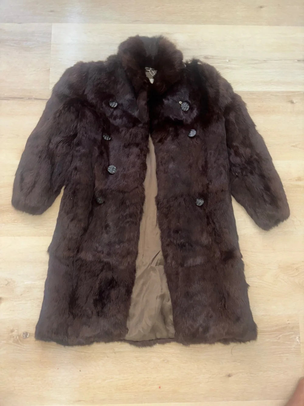 Princess Caravelle Authentic Rabbit Fur Coat